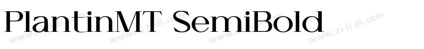 PlantinMT SemiBold字体转换